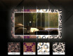 Miroir Décoratif Rétroéclairé Pour La Salle De Bains - Red Mosaic #6