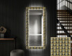 Miroir Décoratif Avec Éclairage LED Pour L'entrée - Art Deco