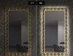 Miroir Décoratif Avec Éclairage LED Pour L'entrée - Art Deco #7