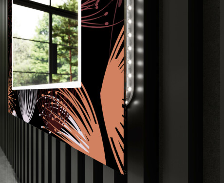 Miroir Décoratif Avec Rétroéclairage LED Pour Le Salon - Dandelion #11
