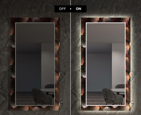 Miroir Décoratif Avec Rétroéclairage LED Pour Le Salon - Dandelion #7