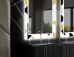Miroir Décoratif Avec Éclairage LED Pour La Salle À Manger - Geometric Patterns #11