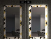 Miroir Décoratif Avec Éclairage LED Pour La Salle À Manger - Geometric Patterns #7