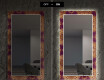 Miroir Décoratif Avec Rétroéclairage LED Pour Le Salon - Gold Mandala #7
