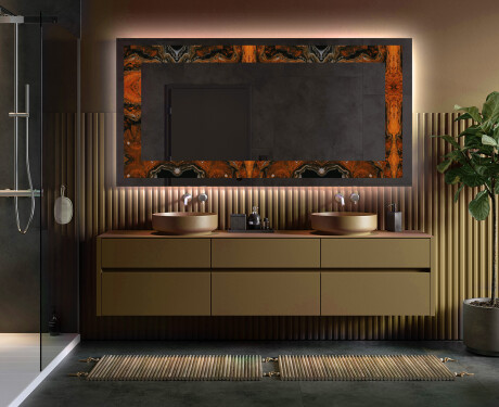 Miroir Décoratif Rétroéclairé Pour - Mosaic Dreams #5