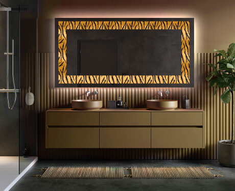 Miroir Décoratif Rétroéclairé Pour - Midnight Mirage #5