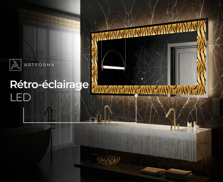 Miroir Décoratif Rétroéclairé Pour - Midnight Mirage #9