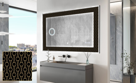 Miroir Décoratif Rétroéclairé Pour - Nordic Charm