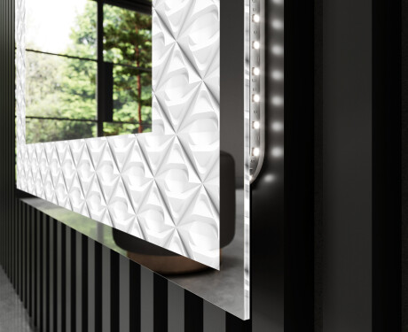 Miroir Décoratif Rétroéclairé Pour - Marble Uplift #3