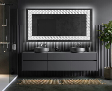 Miroir Décoratif Rétroéclairé Pour - Marble Uplift #5