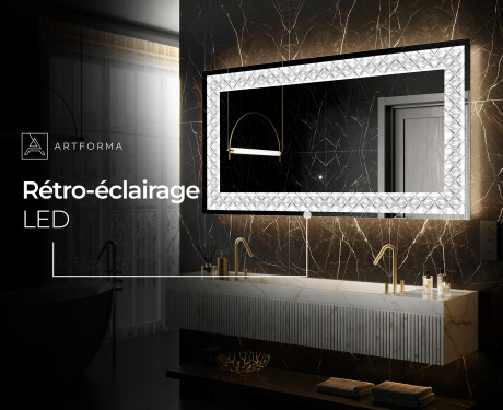 Miroir Décoratif Rétroéclairé Pour - Marble Uplift #6