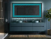 Miroir Décoratif Rétroéclairé Pour - Blue Harmonies #5