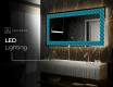 Miroir Décoratif Rétroéclairé Pour - Blue Harmonies #6