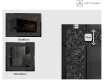 Miroir Décoratif Rétroéclairé Pour - Dark Elegance #2