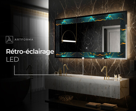 Miroir Décoratif Rétroéclairé Pour - Spiraling vortex #6
