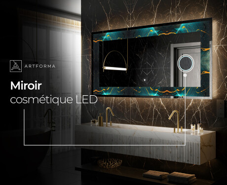 Miroir Décoratif Rétroéclairé Pour - Spiraling vortex #9