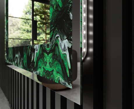 Miroir Décoratif Rétroéclairé Pour - Malachite Magic #3