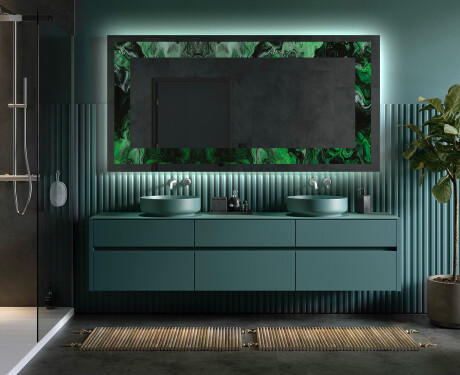 Miroir Décoratif Rétroéclairé Pour - Malachite Magic #5