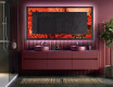 Miroir Décoratif Rétroéclairé Pour - Fiery Reflections #5