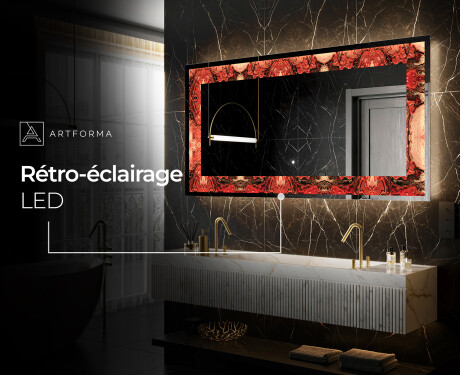 Miroir Décoratif Rétroéclairé Pour - Fiery Reflections #6