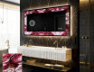 Miroir Décoratif Rétroéclairé Pour - Ruby Rhythms