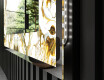 Miroir Décoratif Rétroéclairé Pour - Golden Streaks #3