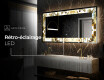 Miroir Décoratif Rétroéclairé Pour - Golden Streaks #6