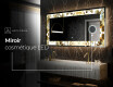 Miroir Décoratif Rétroéclairé Pour - Golden Streaks #9