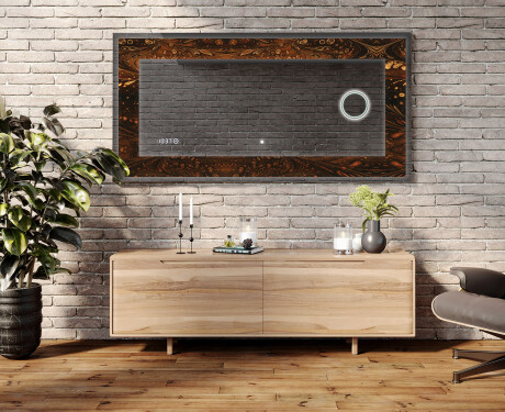 Miroir Décoratif Rétroéclairé Pour - Amber Shell #5