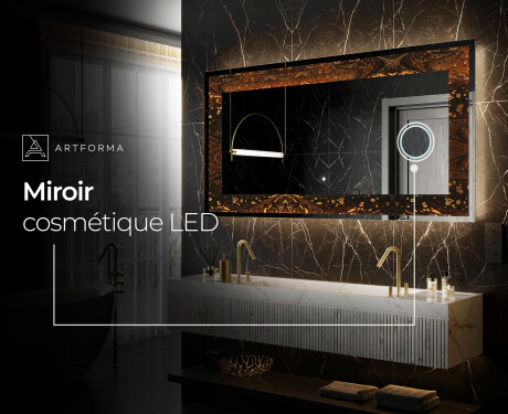 Miroir Décoratif Rétroéclairé Pour - Amber Shell #7
