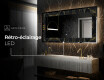 Miroir Décoratif Rétroéclairé Pour - Golden Veins #6