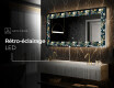 Miroir Décoratif Rétroéclairé Pour - Cascading Flowers #6