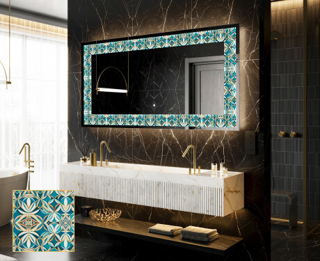 Miroir Décoratif Rétroéclairé Pour - Floral Elevations