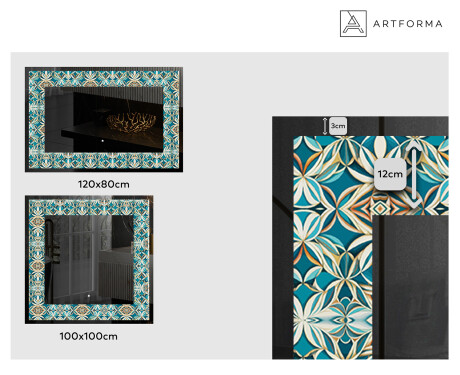 Miroir Décoratif Rétroéclairé Pour - Floral Elevations #2