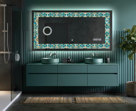 Miroir Décoratif Rétroéclairé Pour - Floral Elevations #5