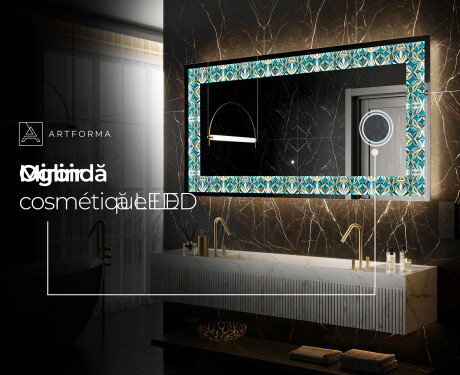 Miroir Décoratif Rétroéclairé Pour - Floral Elevations #6