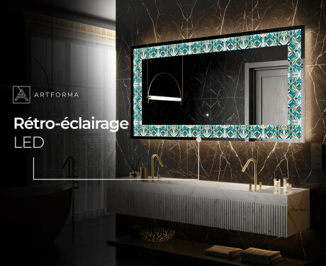Miroir Décoratif Rétroéclairé Pour - Floral Elevations #7