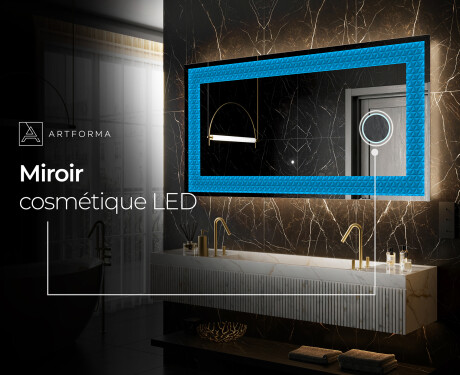 Miroir Décoratif Rétroéclairé Pour - Symmetrical Diamonds #6
