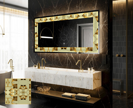 Miroir Décoratif Rétroéclairé Pour - Glow Geometry
