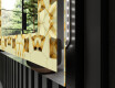 Miroir Décoratif Rétroéclairé Pour - Glow Geometry #3