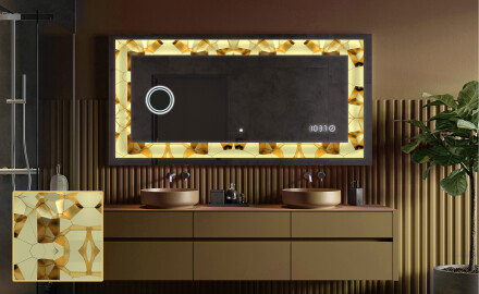 Miroir Décoratif Rétroéclairé Pour - Glow Geometry