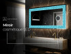 Miroir Décoratif Rétroéclairé Pour - Divergent Lines #6