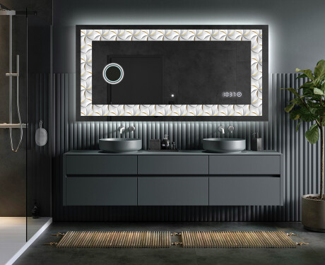 Miroir Décoratif Rétroéclairé Pour - Dynamic Whirls #5