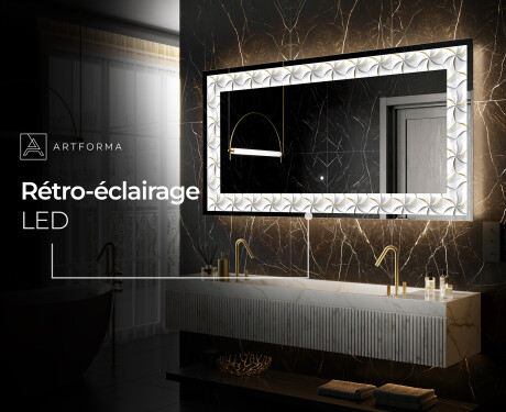 Miroir Décoratif Rétroéclairé Pour - Dynamic Whirls #7