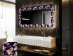 Miroir Décoratif Rétroéclairé Pour - Floral Layouts