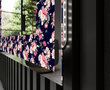 Miroir Décoratif Rétroéclairé Pour - Floral Layouts #3