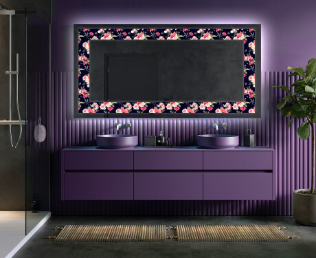 Miroir Décoratif Rétroéclairé Pour - Floral Layouts #5