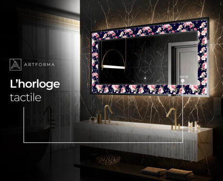 Miroir Décoratif Rétroéclairé Pour - Floral Layouts #6