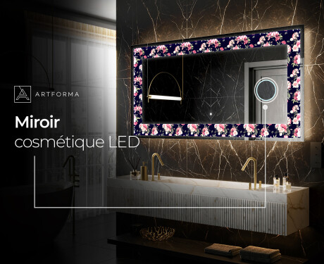 Miroir Décoratif Rétroéclairé Pour - Floral Layouts #9