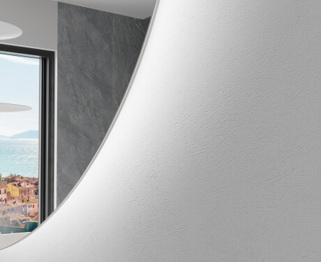 Miroir de salle de bains LED de forme irrégulière M221 #2